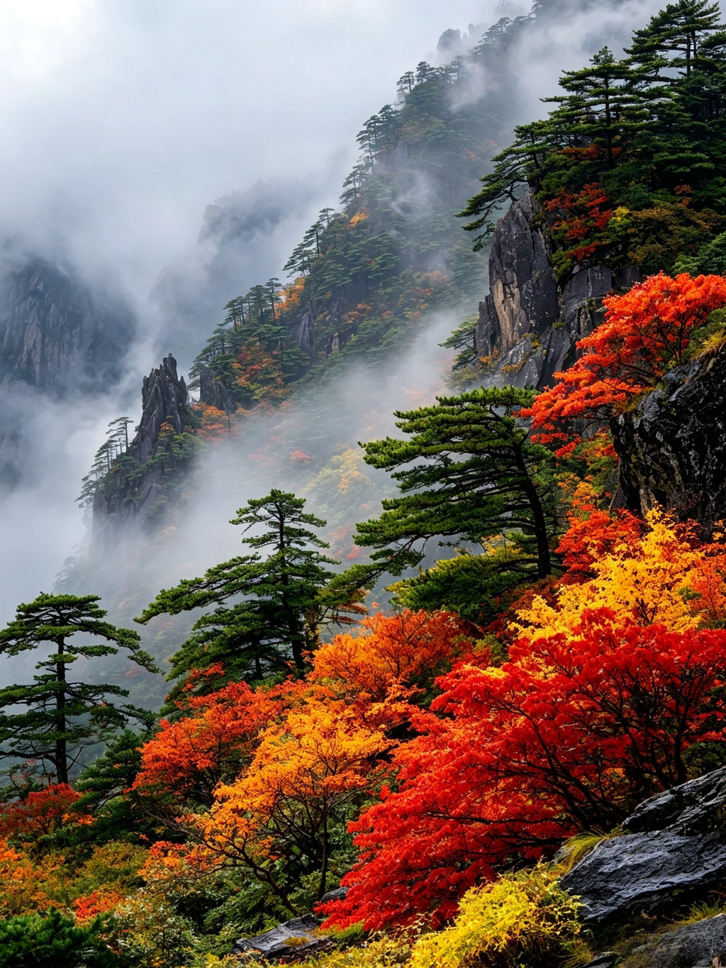 6-day Autumn Foliage Guangwushan Small Group Tour